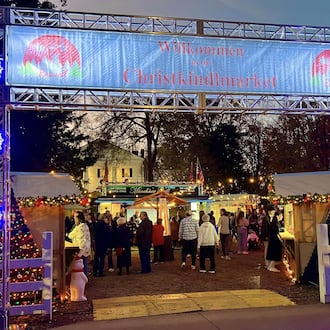 Roswell’s annual Christkindlmarket opens for its first weekend from Friday through Sunday with holiday vendors, decorations, authentic food and drink and more. (Courtesy of Christkindlmarket)