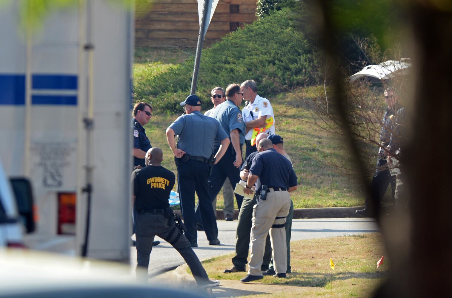 Police said the firefighters apparently went to the scene on a medical call.