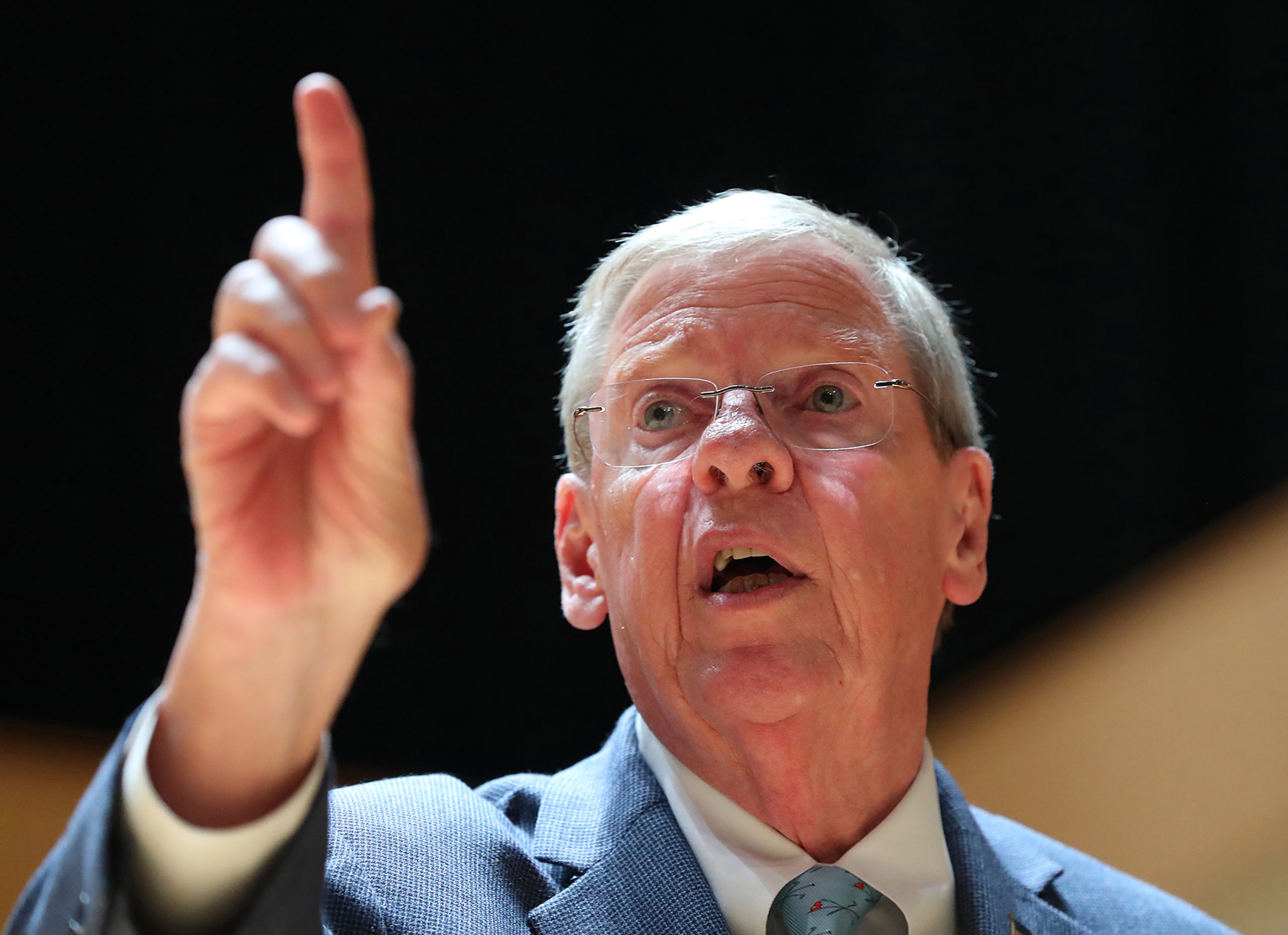 Former U.S. Sen. Johnny Isakson died Dec. 19, 2021. He was 76.