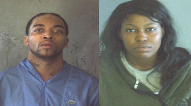Christopher Evans and Arielle McMillan (Credit: DeKalb County Jail)