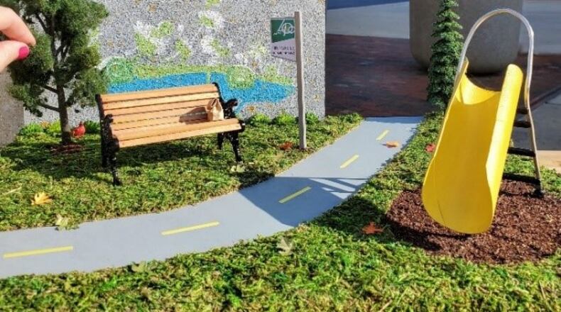 One of the tiny parks that will be on display this weekend.