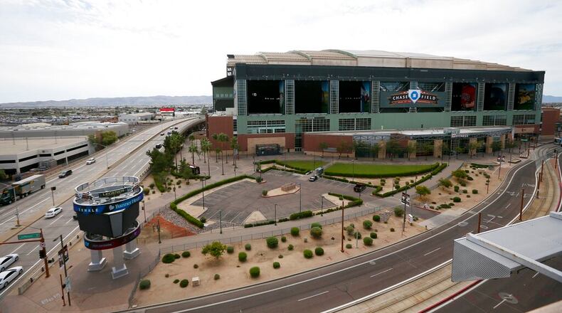 Chase Field in Phoenix. (AP Photo/Ross D. Franklin)