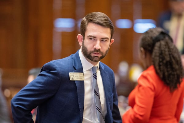 State Rep. Houston Gaines, R-Athens, is running for a seat in Congress. (Arvin Temkar/AJC)