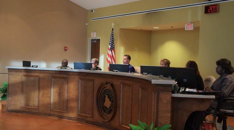 A recent Henry County Board of Commissioners meeting.