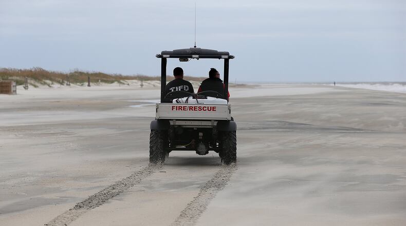 Tybee Mayor Shirley Sessions made the decision to close beaches after an influx of part-time residents and renters arrived in mid-March. The empty beaches, shown here in 2017 after Hurricane Irma, helped reduce the number of people coming to the island and promote the practice of social distancing. CURTIS COMPTON / CCOMPTON@AJC.COM
