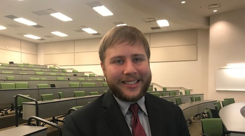 Kennesaw State University student government association president Matthew Hunnicutt. ERIC STIRGUS / ESTIRGUS@AJC.COM