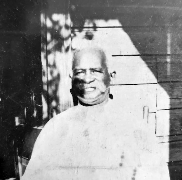 In 1929, William Bagley (pictured) purchased six lots in Atlanta after being forced to flee his 84-acre Forsyth County farm in 1912. Bagley was a well-respected community leader, so when developer Frank C. Owens laid out a formal neighborhood that he called Macedonia Park in 1921, the area became known colloquially as Bagley Park. (Courtesy of Buckhead Heritage Society)