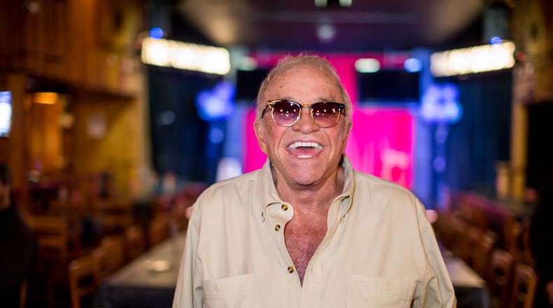James Gregory on one of the final days at the old Punchline Comedy Club in Sandy Springs before it moved to Buckhead in 2015. STEVE MITCHELL