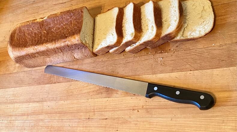 Old-fashioned squishy white bread doesn't need to be loaded up with additives to be delicious.
Courtesy of Marie Restaino.