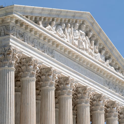 The Supreme Court is seen Tuesday, June 30, 2026, in Washington. (AP Photo/Jose Luis Magana)