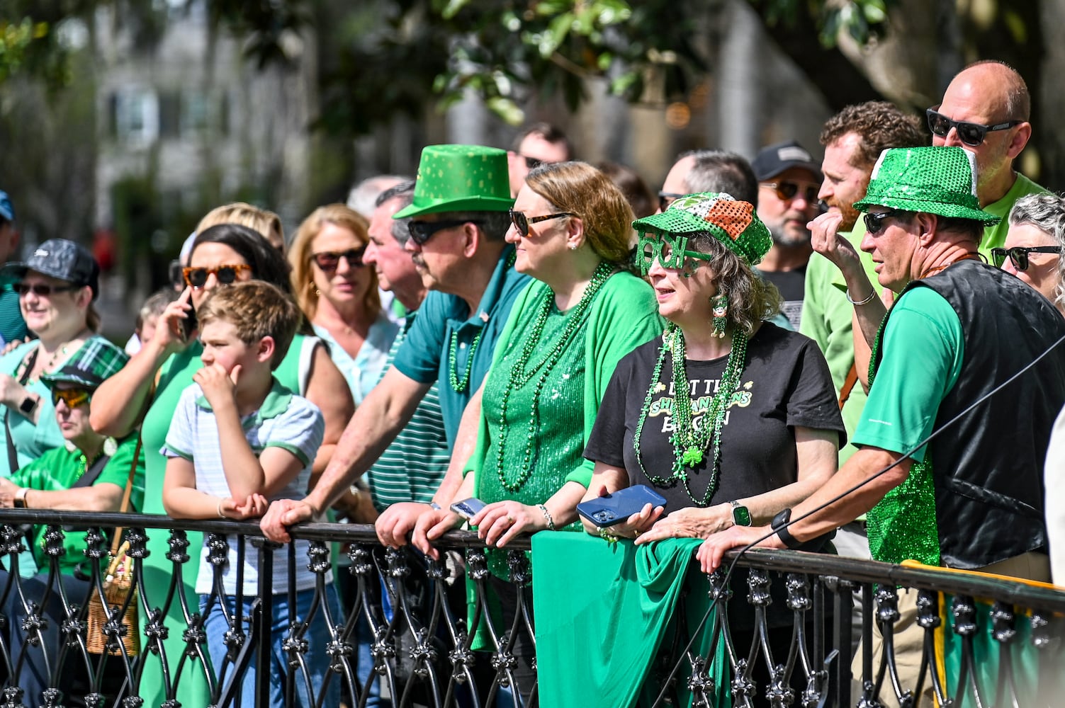 Greening of Forsyth Park Fountain