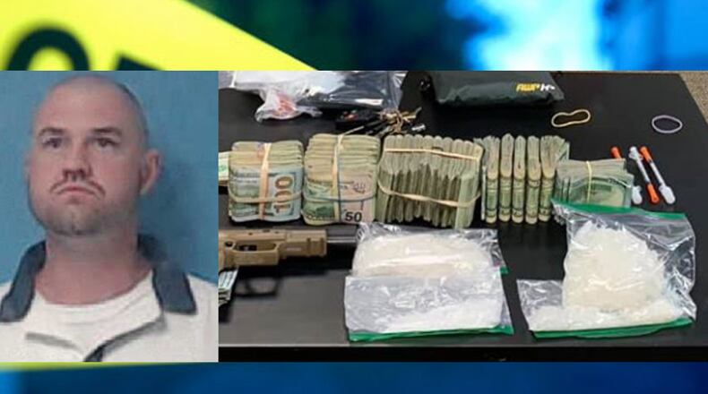 Christopher Lee Pack was arrested this week after deputies seized meth, cash and other drug-related items.
