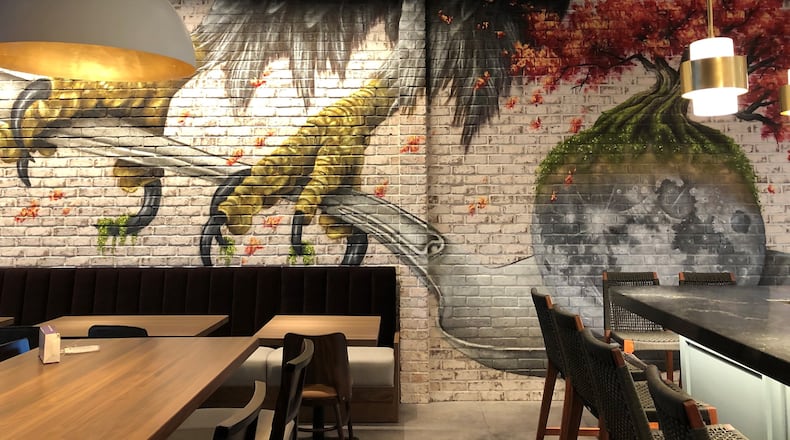 Atlanta artist Thomas Turner painted a mural at the Woodall. / Courtesy of the Woodall