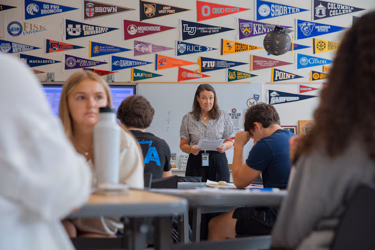 An AP English class at a high school in Atlanta, Aug. 29, 2023. (Kendrick Brinson/The New York Times)