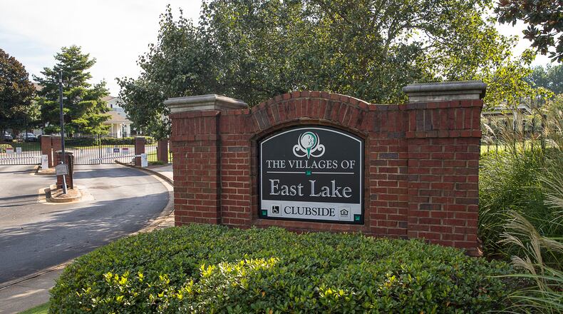 08/15/2019 -- Atlanta, Georgia -- The exterior of the The Villages of East Lake apartment community in Atlanta's East Lake Village community, Thursday, August 15, 2019.  (Alyssa Pointer/alyssa.pointer@ajc.com)