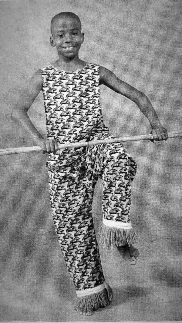 Christopher Wilson as a young dancer. Family photo
