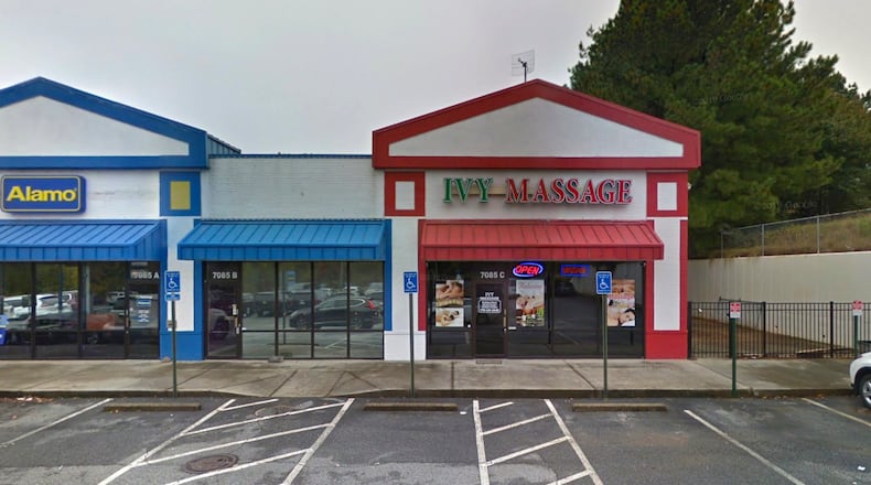 Peachtree Corners recently denied a change of ownership at this massage location due to previous illegal activity that resulted in police action. GOOGLE MAPS
