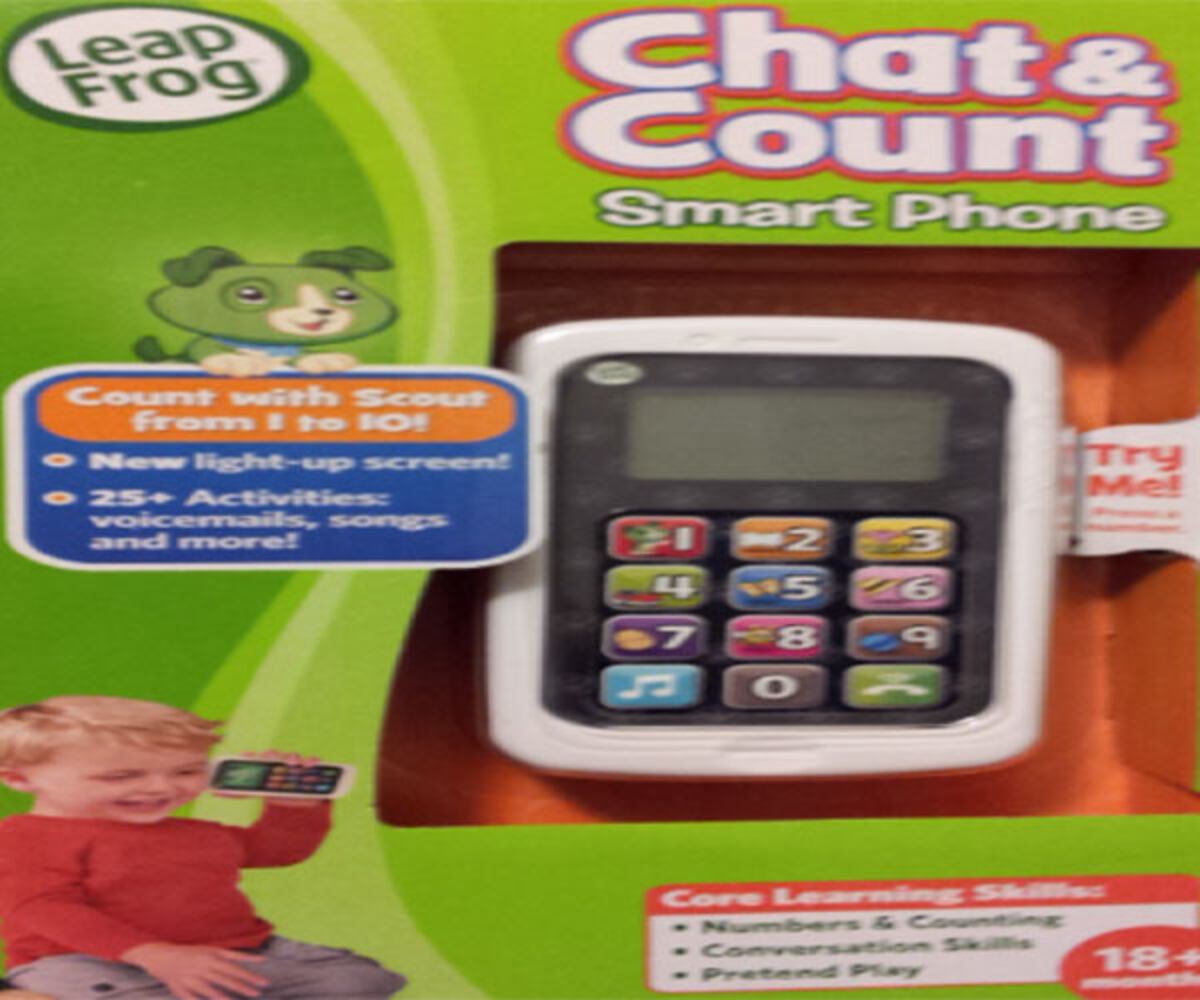 Chat & Count Smart Phone made by Leap Frog Enterprises, sold at Babies-R-Us