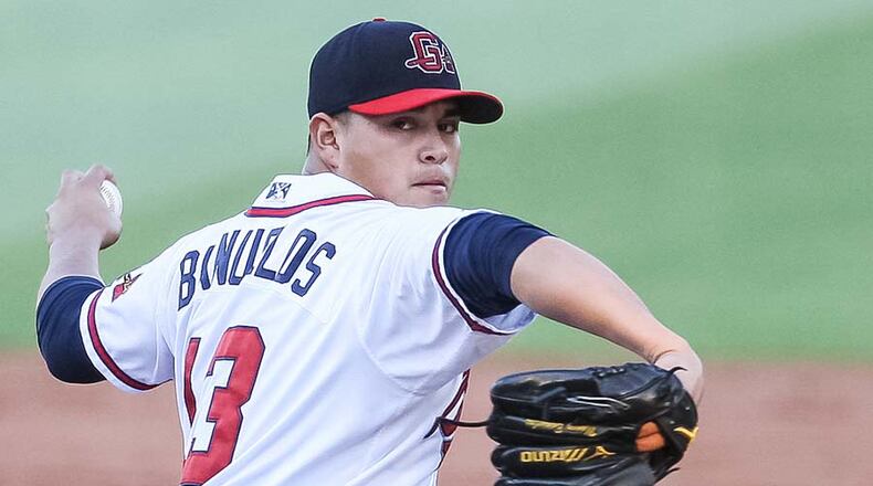 Triple-A Gwinnett pitcher Manny Banuelos leads the International League in ERA.