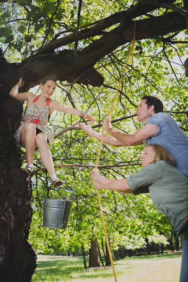 Suzanne Vizethann (Buttermilk Kitchen) and David and Belinda Bentoski (Red Earth Organic Farms) / Photo by Stacey Bode