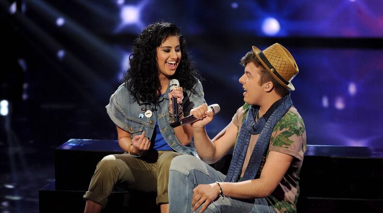 AMERICAN IDOL XIII: L-R: Jena Irene and Alex Preston perform on AMERICAN IDOL XIII airing Wednesday, April 2 (8:00-10:00 PM ET / PT) on FOX. CR: Frank Micelotta / FOX. Copyright 2014 / FOX Broadcasting. AMERICAN IDOL XIII: L-R: Jena Irene and Alex Preston perform on AMERICAN IDOL XIII airing Wednesday, April 2 (8:00-10:00 PM ET / PT) on FOX. CR: Frank Micelotta / FOX. Copyright 2014 / FOX Broadcasting.