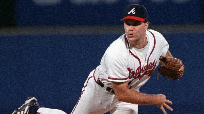 Former Braves pitcher Greg McMichael saved 19 games as a rookie in 1993 and then had 21 saves the following season. He helped the Braves win the 1995 World Series.AJC staff photo/Jonathan Newton