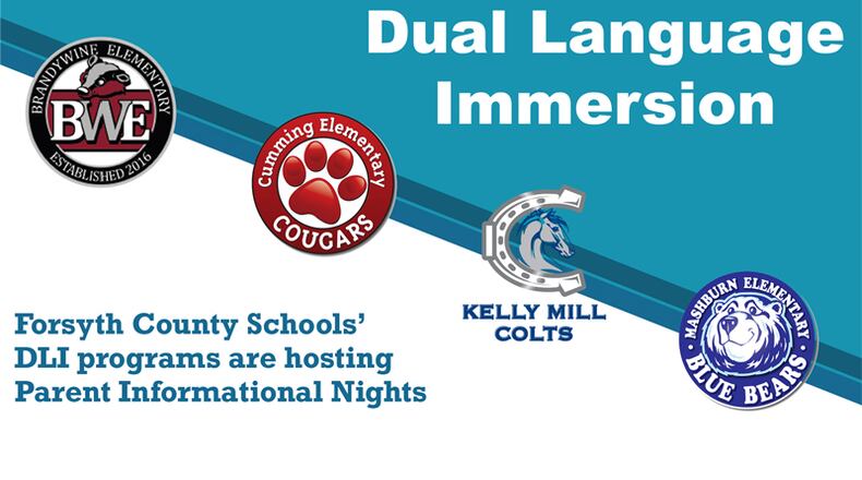 Forsyth County parents of rising kindergartners can learn more about the schools’ Dual Language Immersion program at parent information nights at the four participating schools. FORSYTH COUNTY SCHOOL DISTRICT