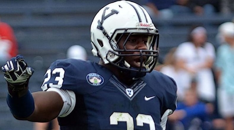The Falcons selected LB Foyesade Oloukun with the 200th overall pick in the sixth round of the 2018 NFL draft. (Photo credit: Yale Athletics)