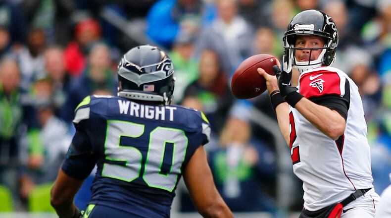 Falcons quarterback Matt Ryan will face Seahawks defense for the third time since last October.