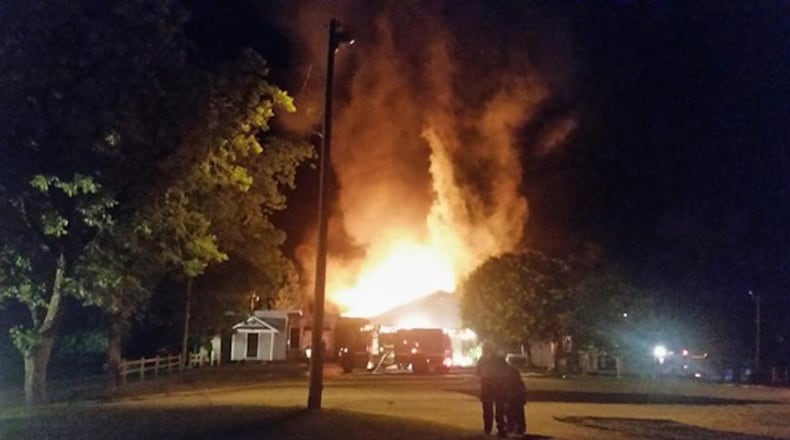 A blaze early Wednesday destroyed the Bulloch House, a popular restaurant in Warm Springs.