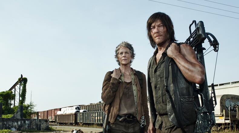 Melissa McBride as Carol Peletier and Norman Reedus as Daryl Dixon - The Walking Dead _ Season 5, Gallery - Photo Credit: Frank Ockenfels 3/AMC Melissa McBride as Carol Peletier and Norman Reedus as Daryl Dixon - The Walking Dead _ Season 5, Gallery - Photo Credit: Frank Ockenfels 3/AMC