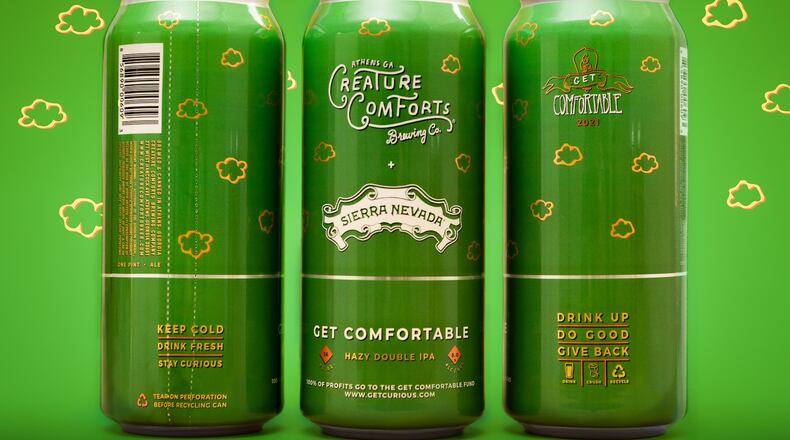Creature Comforts collaborated with Sierra Nevada to make Get Comfortable 2021 Double IPA.
Courtesy of Creature Comforts