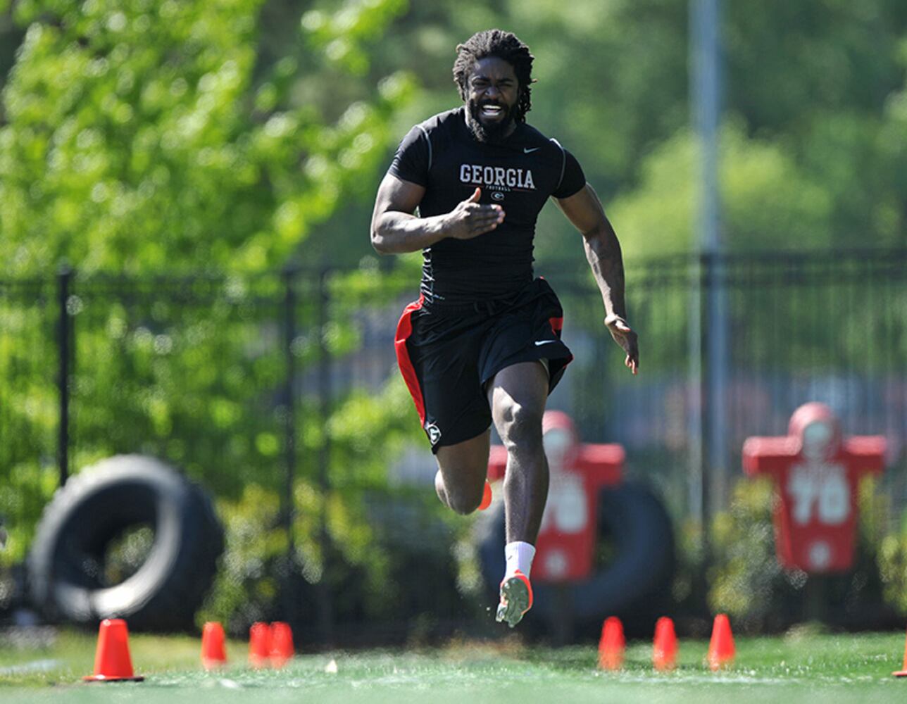 Bulldogs try out for NFL scouts
