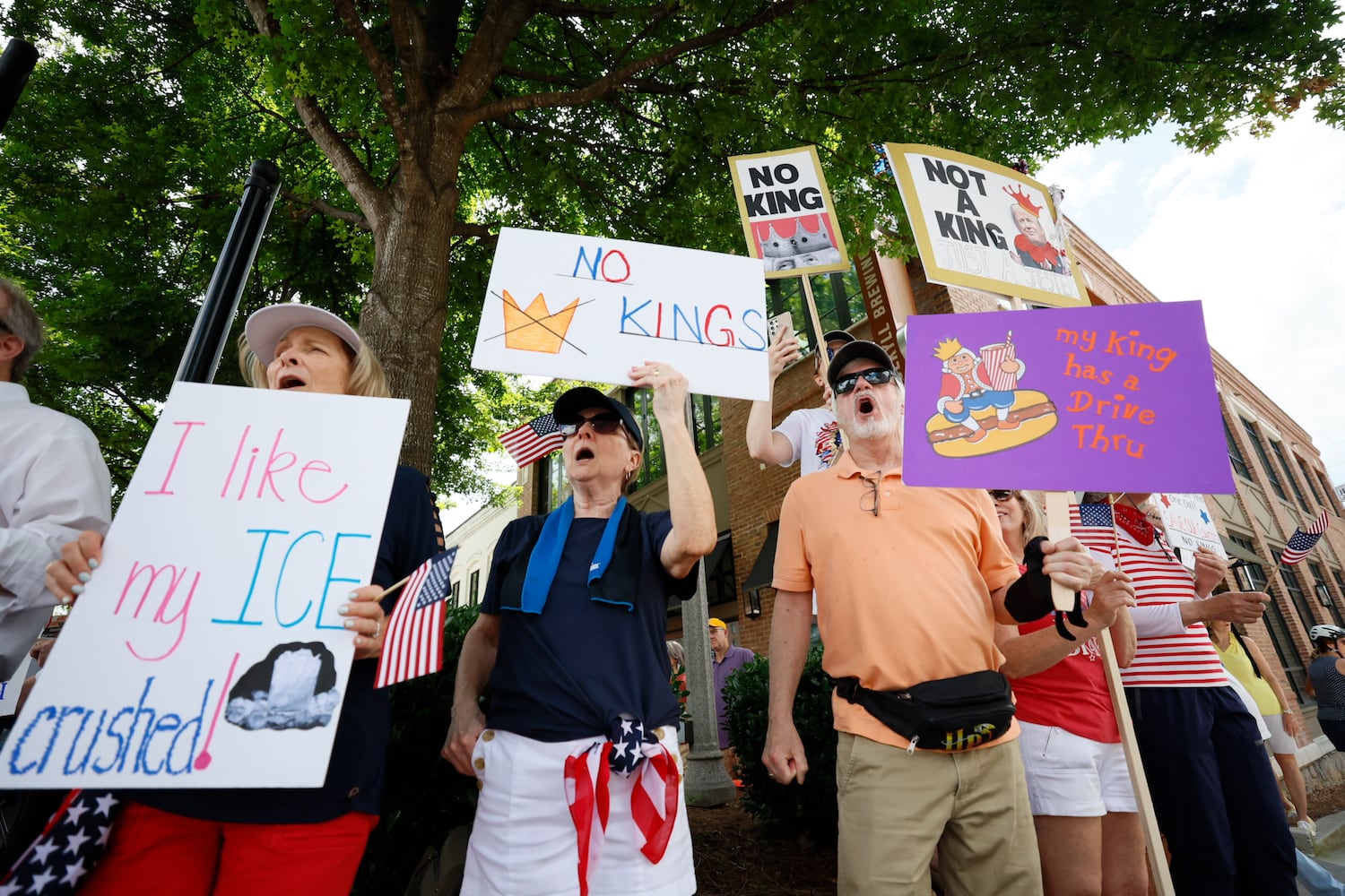 Several demonstrations are taking place across the state 