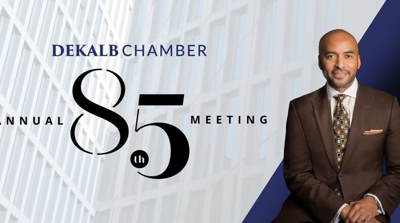 Hear from Goodwill of North Georgia President and CEO Keith Parker as he discusses workforce planning during the 80th annual meeting of the DeKalb Chamber of Commerce on Jan. 19. (Courtesy of DeKalb Chamber)