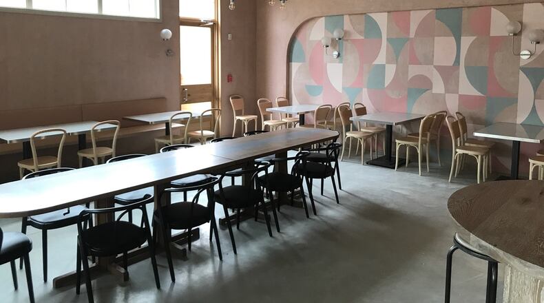 The interior of Halsa at Serenbe