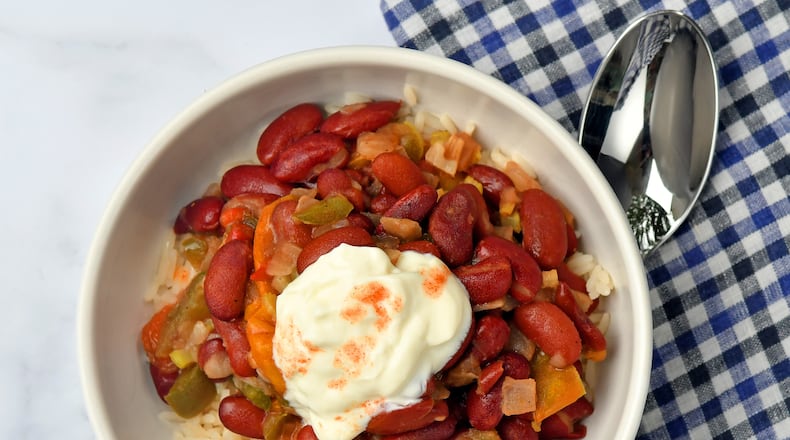 Quick Red Beans and Rice. (CHRIS HUNT FOR THE ATLANTA JOURNAL-CONSTITUTION)