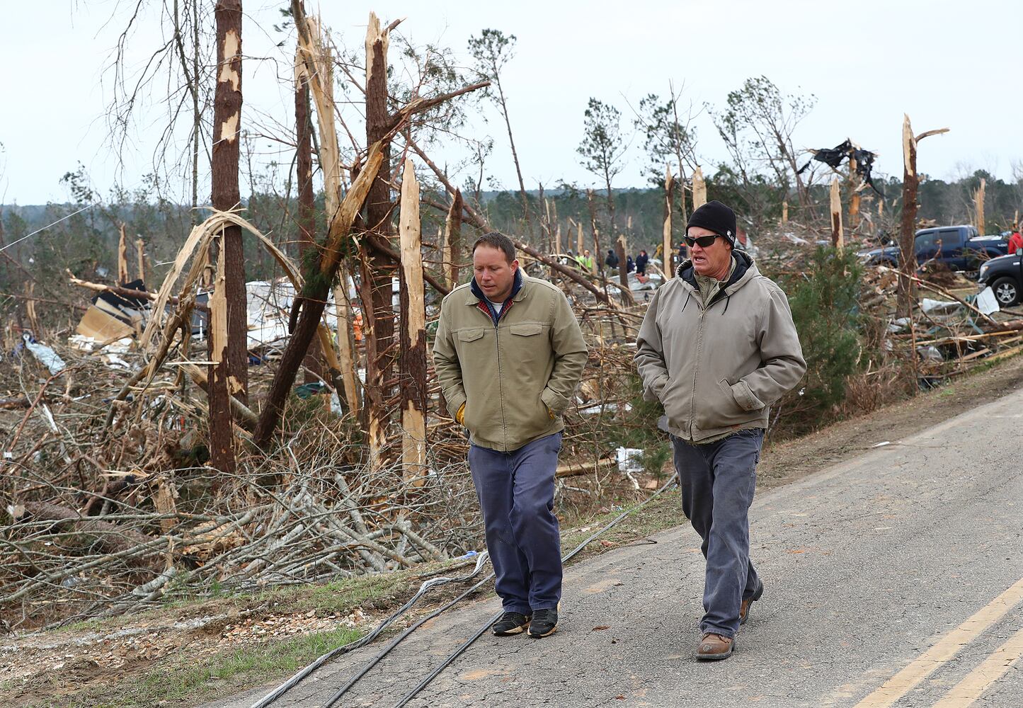 Photos: Tornado and wind damage in Georgia and Alabama