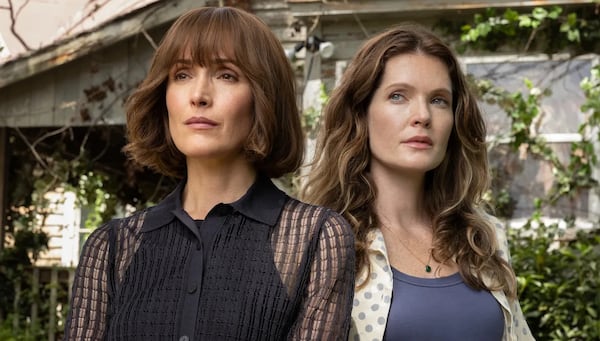 Peacock's "The Good Daughter" based on the Karin Slaughter book stars Rose Byrne and Meghann Fahy. (Courtesy of Mark Hill/Peacock)