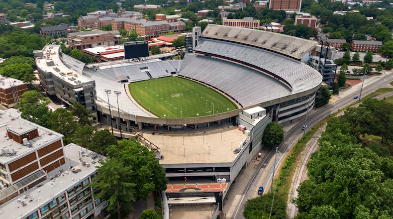 sanford stadium, expansion, georgia football stadium expansion, georgia football stadium, athens