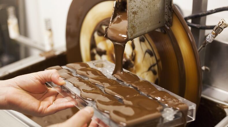 For Jardi’s bonbons, the chocolate must be tempered, so it is shiny and has a flawless finish. CONTRIBUTED BY RICHARDSON MEDIA HOUSE