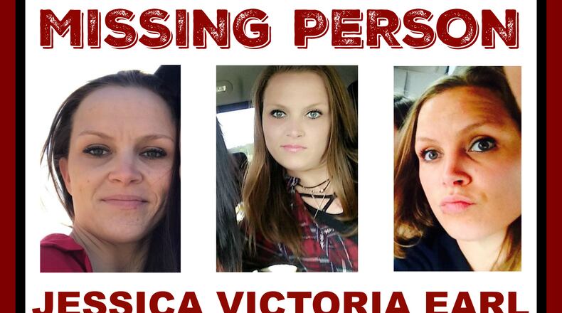 Jessica Earl, 31, has been missing since June 8.