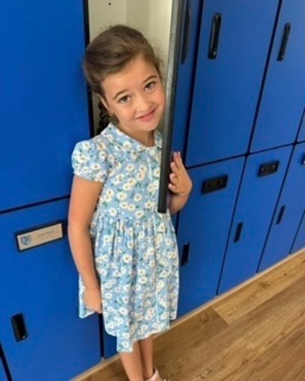 Mary Kate Jacobe in an undated photo provided by her family. Jacobe, 8, was among at least 27 counsellors and campers at Camp Mystic who died in the July 4 flooding in central Texas. (Mary Kate Jacobe Family via AP)