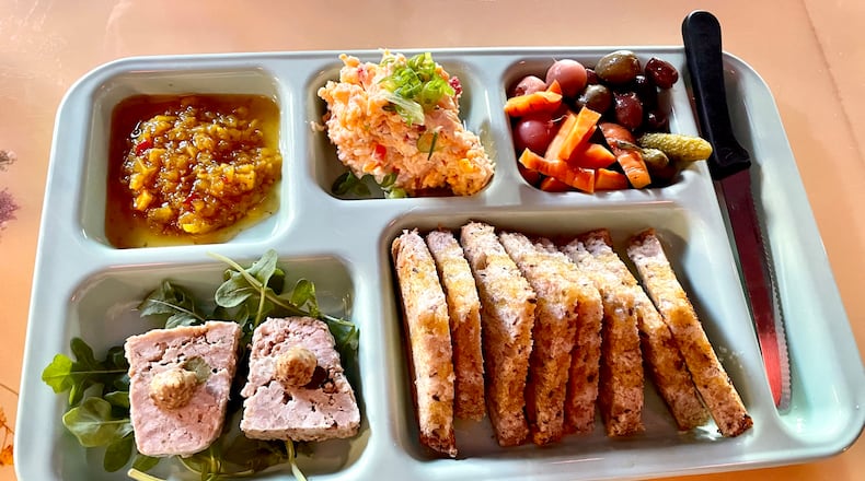 The cafeteria-style snack tray at Whoopsie’s prompts nostalgic memories. Angela Hansberger for The Atlanta Journal-Constitution