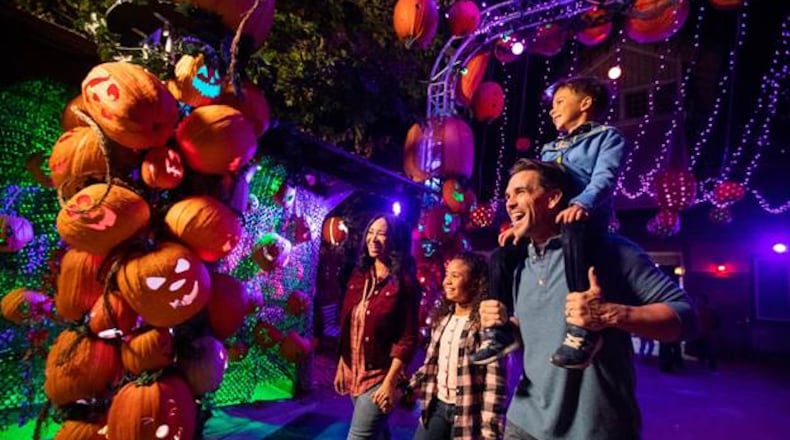 Attendees invited to play by day, glow by night during Pumpkin Festival at Stone Mountain Park. The annual event returns Sept. 19 as a bigger, better and brighter experience through Nov. 1. CONTRIBUTED