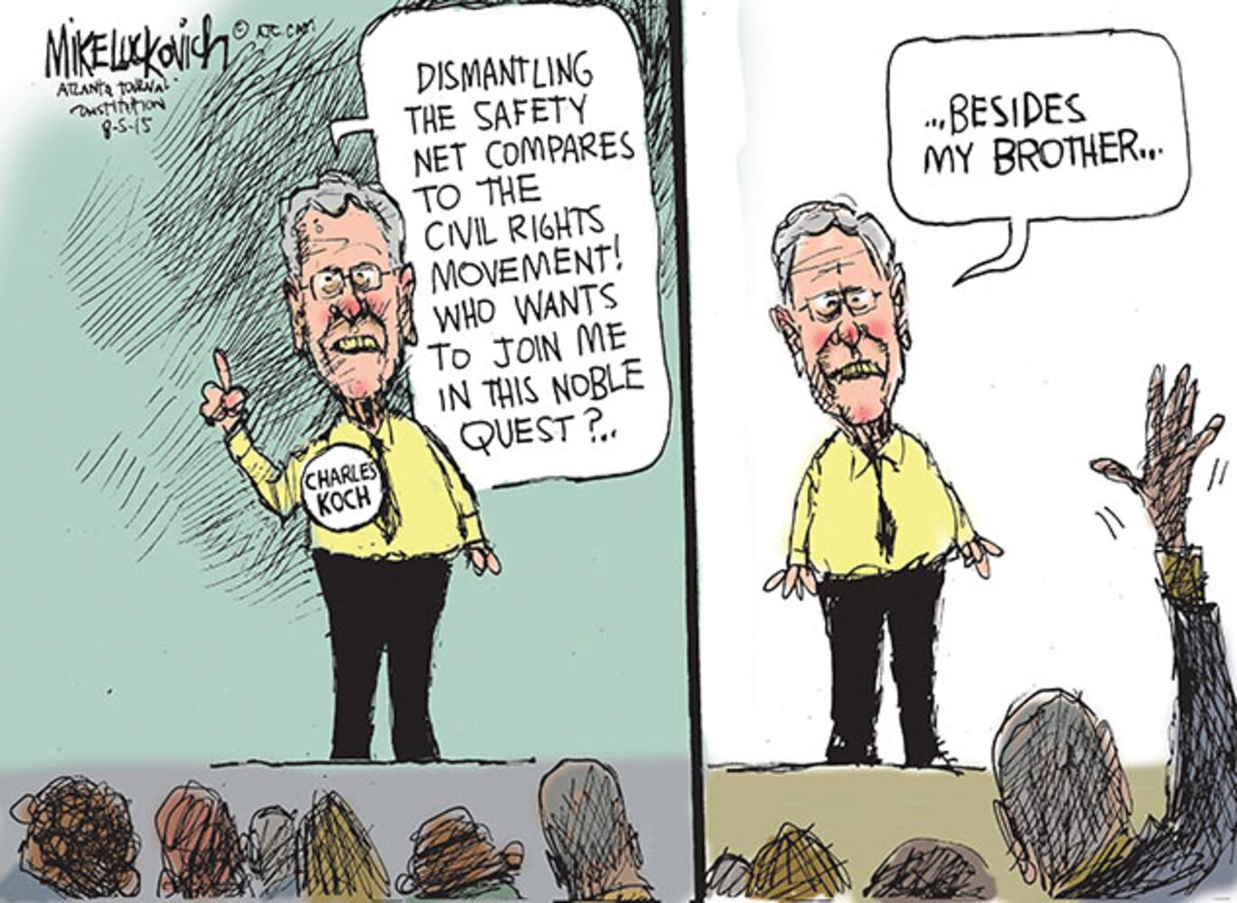 Mike Luckovich: New Crusade