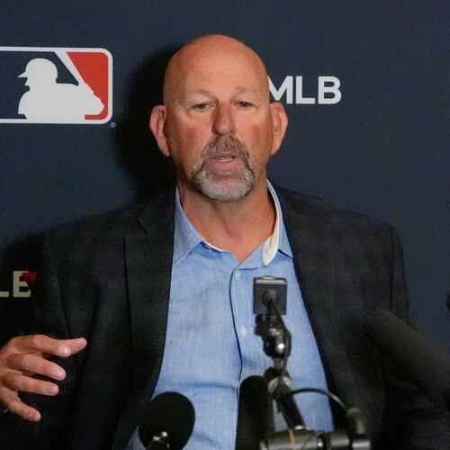 Atlanta Braves manager Walt Weiss speaks during a news conference at the Major League Baseball Winter Meetings, Tuesday, Dec. 9, 2025, in Orlando, Fla. (AP Photo/John Raoux)