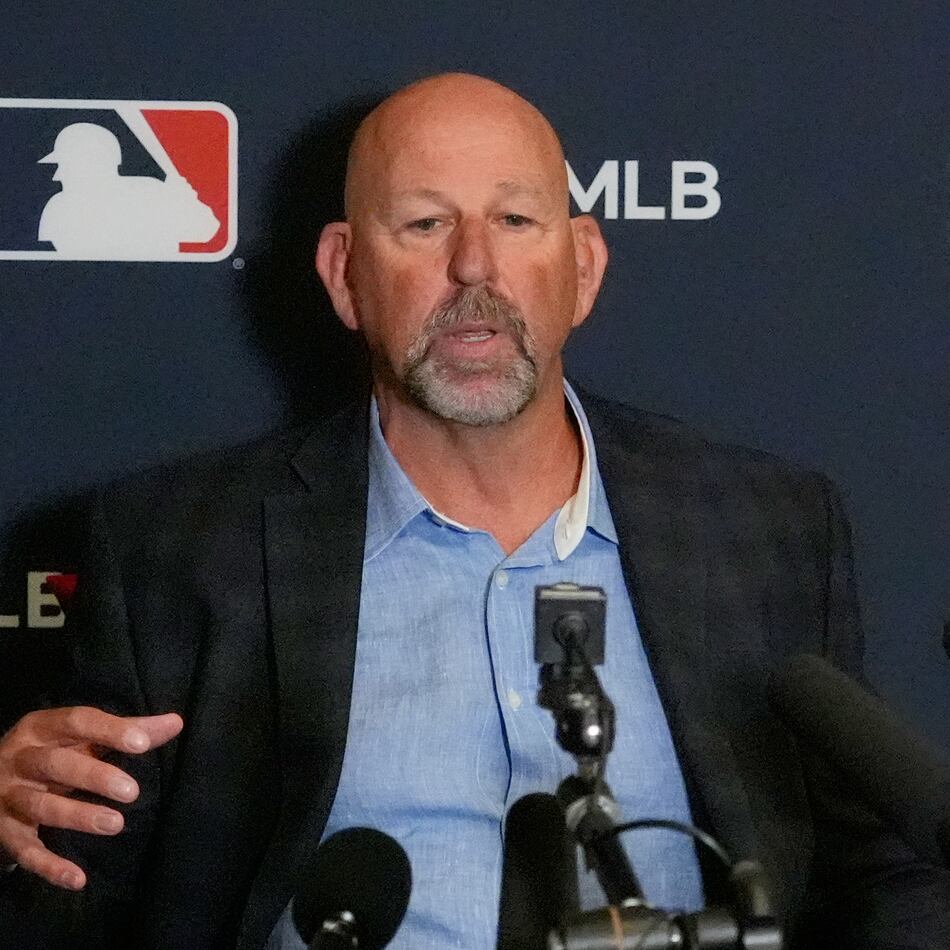 Atlanta Braves manager Walt Weiss speaks during a news conference at the Major League Baseball Winter Meetings, Tuesday, Dec. 9, 2025, in Orlando, Fla. (AP Photo/John Raoux)