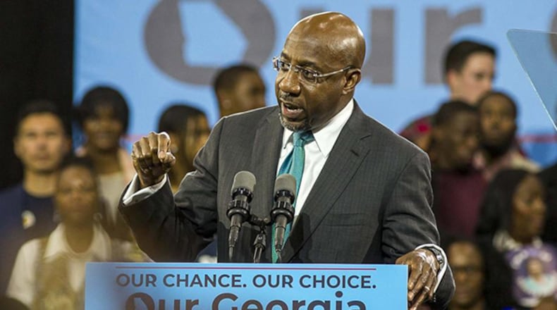 The Rev. Raphael Warnock, pastor Ebenezer Baptist Church (The Atlanta Journal-Constitution)