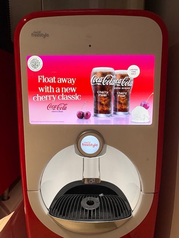 The Coca-Cola Freestyle machine first launched in 2009. Now, the company has developed a new user interface called Equinox. (Courtesy of Coca-Cola)